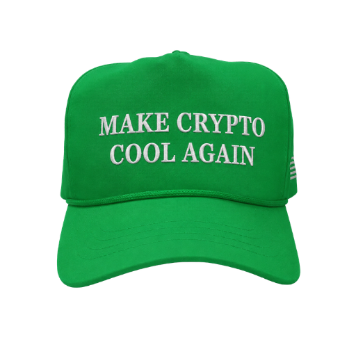 Make Crypto Cool Again green cap